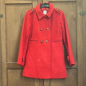 GAP Kids Red Peacoat